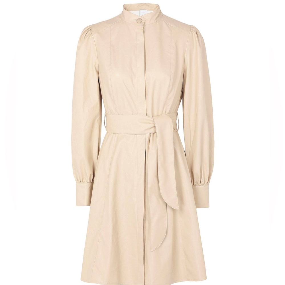 Vegan leather dress